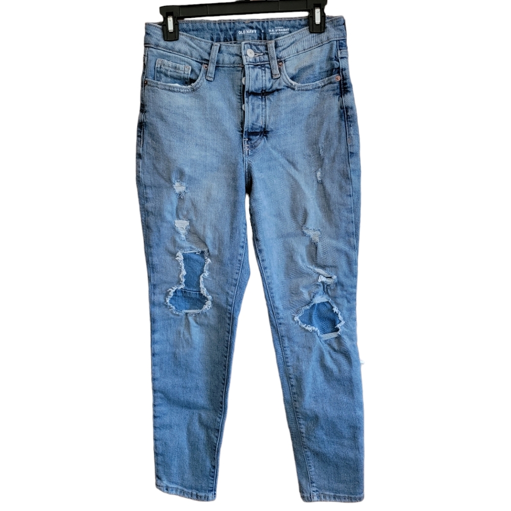 Old Navy High Waisted OG Button-fly straight!  Size 4